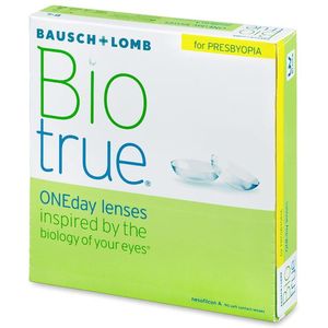 Biotrue ONEday for Presbyopia (90 lenzen) Sterkte: +0.50, BC: 8.60, DIA: 14.20, ADD sterkte: Low (+0.75 - +1.50)