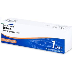 SofLens Daily Disposable Toric (30 lenzen) Sterkte: -0.75, BC: 8.60, DIA: 14.20, cilinder: -0.75, as: 20°