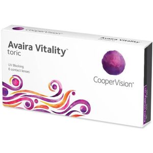 Avaira Vitality - Maandlenzen - 6 Stuks - Silicone-Hydrogel