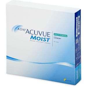 1 Day Acuvue Moist Multifocal (90 lenzen) Sterkte: -6.00, BC: 8.40, DIA: 14.30, ADD sterkte: Low (+0.75D - +1.25D)