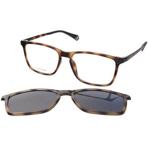 Polaroid - Man PLD 6139/CS 086/C3 - Zonnebril - Donker Havana Grijs - Gepolariseerd