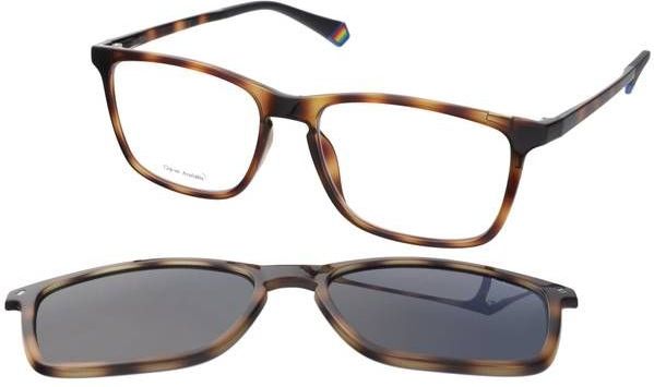 Polaroid - Man PLD 6139/CS 086/C3 - Zonnebril - Donker Havana Grijs - Gepolariseerd