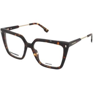Dsquared2 - D2 0136 - Bril - Havana - Met Correctie