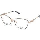 Guess - GU2974 - Optische Monturen - Grijs - Metaal - Kattenoog
