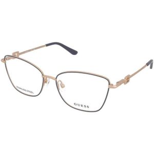Guess - GU2974 - Optische Monturen - Grijs - Metaal - Kattenoog