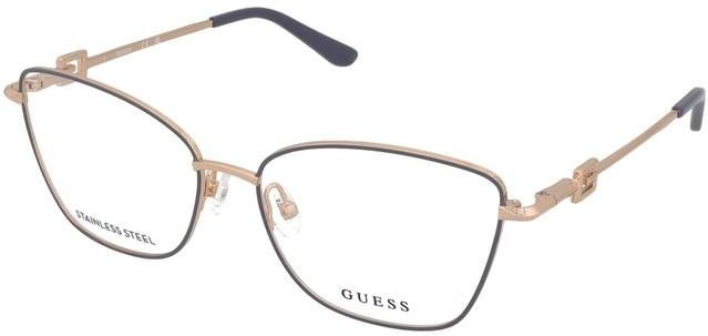 Guess - GU2974 - Optische Monturen - Grijs - Metaal - Kattenoog