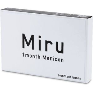Miru - Maandlenzen - 6 Lenzen - Silicone Hydrogel Sferische en Asferische - Asmofilcon A