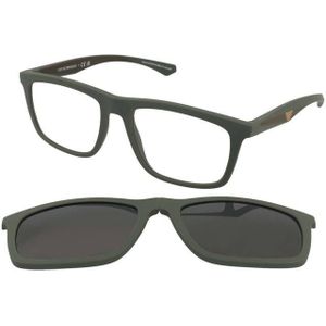 Emporio Armani - Bril - Zwart - Kunststof