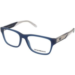 Emporio Armani - EA3239 - Bril - Transparant - Blauw - Acetaat