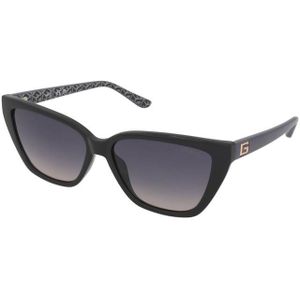 Guess - GU7919 01B - Zonnebril - Zwart Grijs - Geïnjecteerd - Normaal Gearceerd