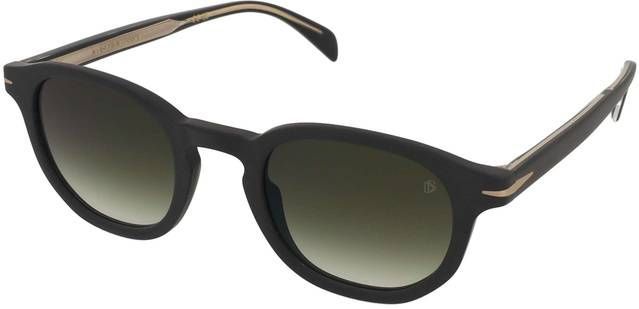 David Beckham - DB 1007/S - Zonnebril - Zwart - Met Spiegelglazen - BPA Free