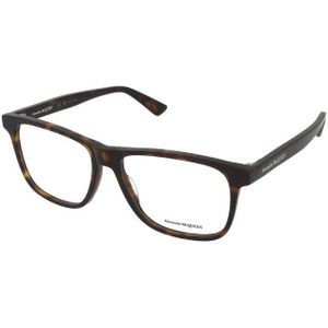 Alexander McQueen - AM0463O - Bril - Zwart - Met Correctie