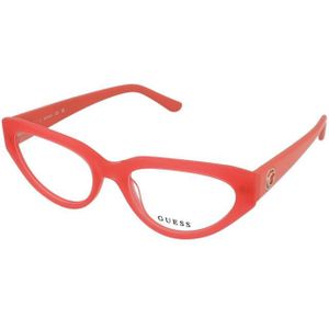Guess - Cat Eye Optische Monturen - Oranje - Dames