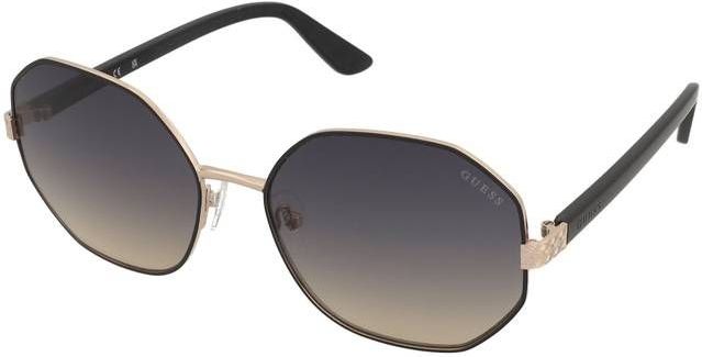 Guess - GU7880-H - Zonnebril - Zwart - Metaal - Geometrisch