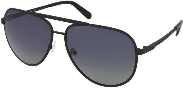 GUESS - Zonnebril - Rookgrijs - Zwart