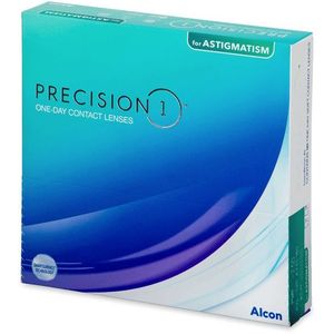 Precision1 for Astigmatism (90 lenzen) Sterkte: -0.50, BC: 8.50, DIA: 14.50, cilinder: -1.25, as: 90°