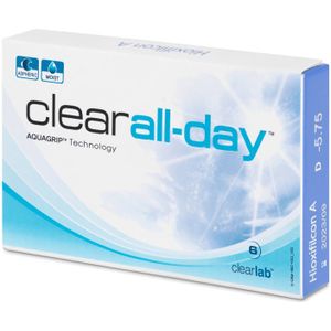 Clear All-Day (6 lenzen) Sterkte: +4.00, BC: 8.60, DIA: 14.20