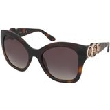 Guess - GU00197 - Zonnebril - Geïnjecteerd - Havana Marrone - Vlinder