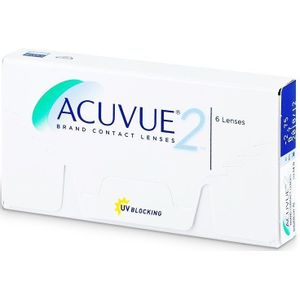 Acuvue 2 (6 lenzen) Sterkte: +6.00, BC: 8.70, DIA: 14.00