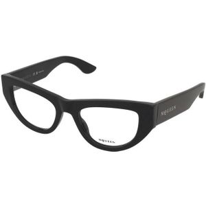 Alexander McQueen - AM0512O - Bril - Zwart - Met Correctie