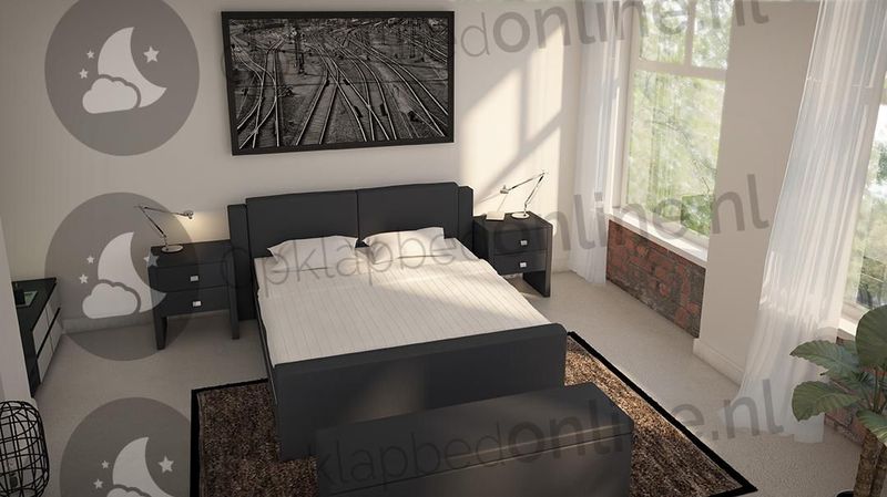 Elektrische boxspring 160 x 200 cm- stofkleur 1754