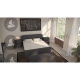 Elektrische boxspring 160 x 200 cm- stofkleur 1732