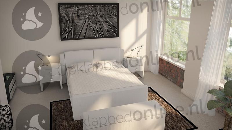 Opberg boxspring 180 x 220 cm- stofkleur 7033