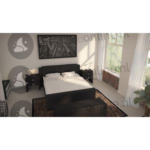 Opberg boxspring 160 x 200 cm- stofkleur 1011