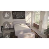 Opberg boxspring 140 x 190 cm- stofkleur 7013