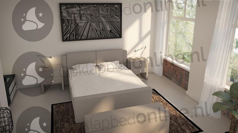 Elektrische boxspring 160 x 200 cm- stofkleur 1913