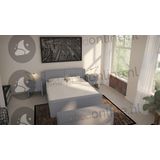 Opberg boxspring 180 x 190 cm- stofkleur 1939