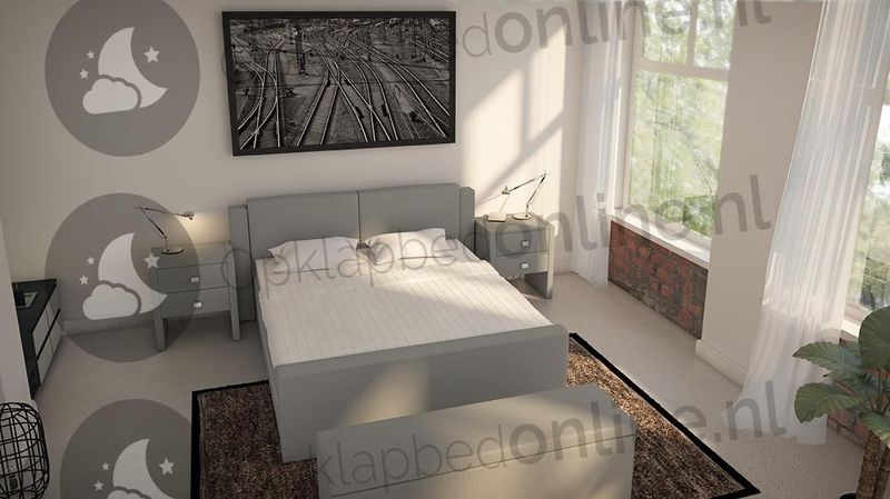 Opberg boxspring 180 x 200 cm- stofkleur 5086