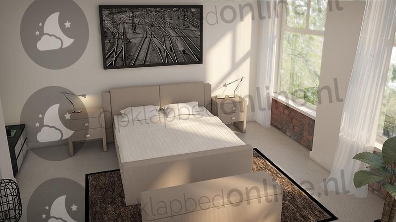 Elektrische boxspring 160 x 200 cm- stofkleur 1515
