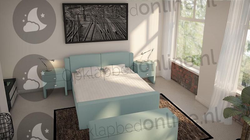 Elektrische boxspring 180 x 190 cm- stofkleur 7076