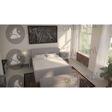 Elektrische boxspring 160 x 200 cm- stofkleur 7030