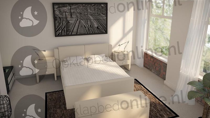 Elektrische boxspring  180 x 220 cm- stofkleur 1008