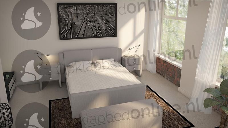 Standaard boxspring 160 x 210 cm- stofkleur 1734