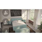 Opberg boxspring 200 x 220 cm- stofkleur 7076