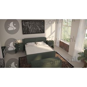 Opberg boxspring 140 x 220 cm- stofkleur 7075
