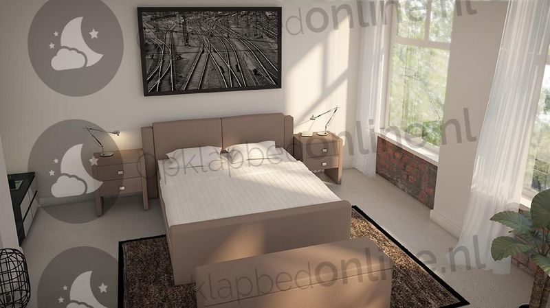 Elektrische boxspring 180 x 200 cm- stofkleur 7036