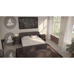 Opberg boxspring 180 x 200 cm- stofkleur 7032