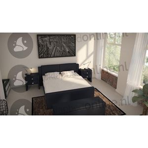 Elektrische boxspring 180 x 190 cm- stofkleur 1982