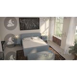 Opberg boxspring 180 x 220 cm- stofkleur 1914