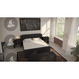 Opberg boxspring 160 x 210 cm- stofkleur 1011