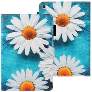 Voor Nokia Lumia 720 Cross Texture Painted Horizontal Leather Case with Sleep / Wake-up Function & Card Slot & Holder & Wallet (Chrysanthemum)