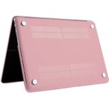 MacBook Pro Retina 13.3 inch Frosted structuur hard Kunststof Hoesje / Case (roze)