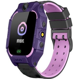 Z6 Kinderen Telefoon Watch Smart Positioning Full Touch Screen Student Watch (Purple)