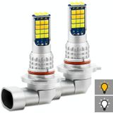 2 STKS V6 9005 DC9-36V 30W 3000LM IP65 Auto LED Double Color Mistlamp met 30LEDS SMD-2525 Lamp