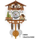 Barley Bird Wall Clock Retro Woonkamer Horloge (CM004)