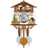 Barley Bird Wall Clock Retro Woonkamer Horloge (CM004)